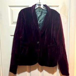 J.Crew velvet blazer